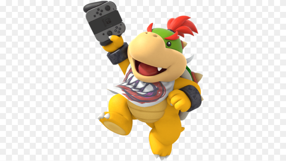 Bowser Jr Nintendo Switch, Plush, Toy Free Transparent Png