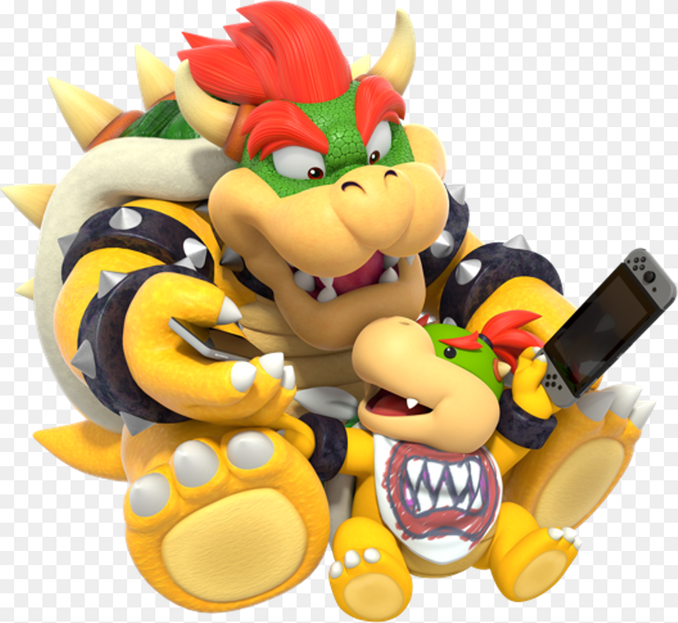 Bowser Jr Nintendo Switch Parental Controls, Electronics, Mobile Phone, Phone, Plush Free Transparent Png