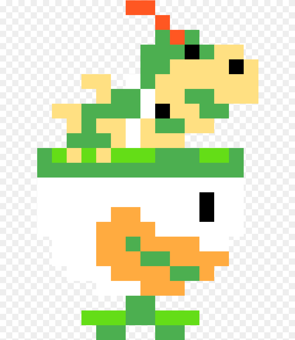 Bowser Jr Pixel Art, First Aid Free Png Download