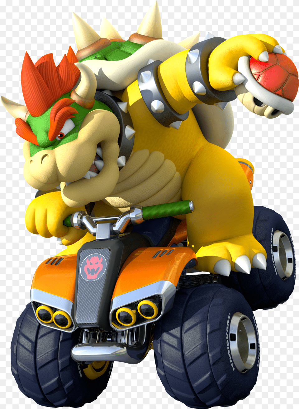Bowser Kart Mario Kart 8 Deluxe Bowser, Machine, Toy, Wheel Free Png Download