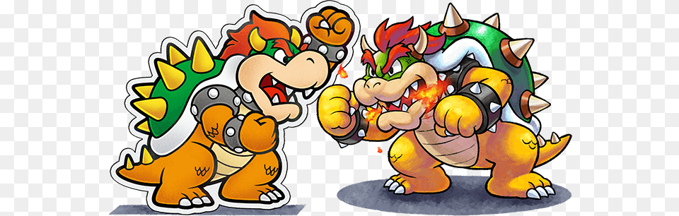 Bowser Mario E Luigi Rpg, Game, Super Mario Free Png