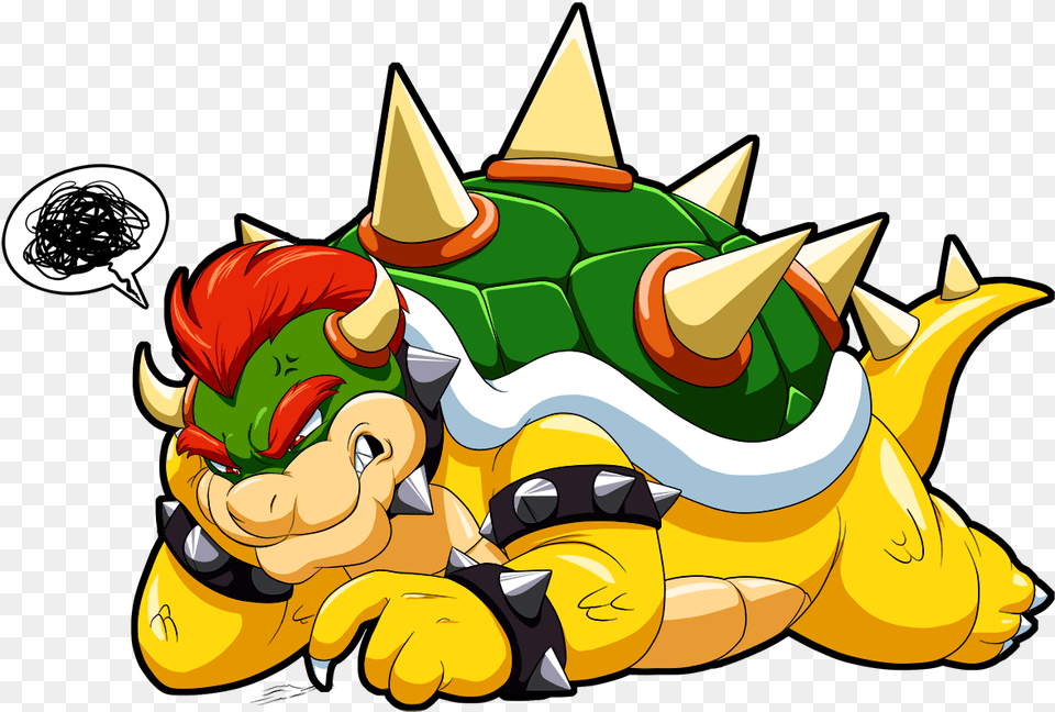 Bowser Mario Maker, Art Free Png Download