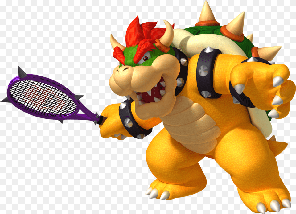 Bowser Mario Tennis Aces, Tape, Toy Png Image