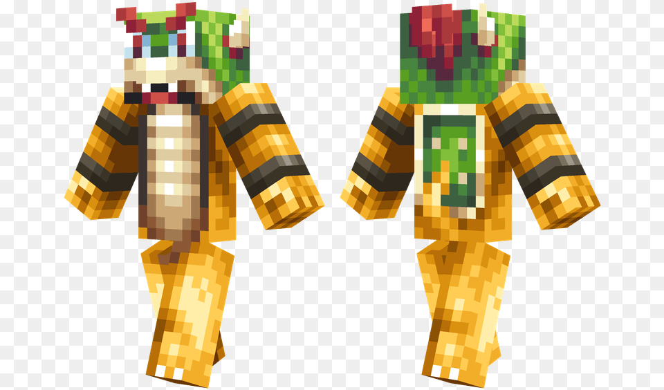 Bowser Minecraft Skin, Person, Art, Head Free Png