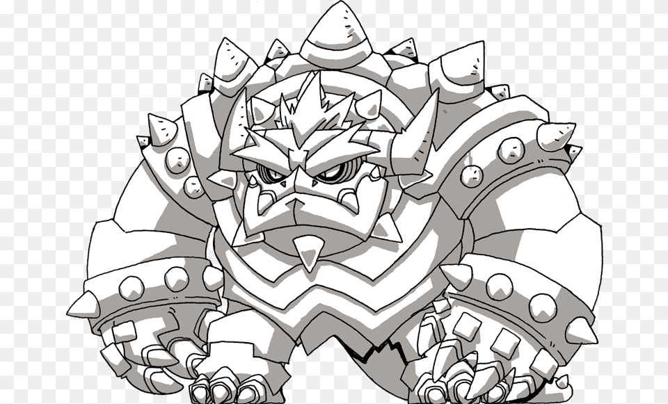 Bowser Sketch By Hologramzx Cartoon, Art, Drawing, Baby, Person Free Png Download