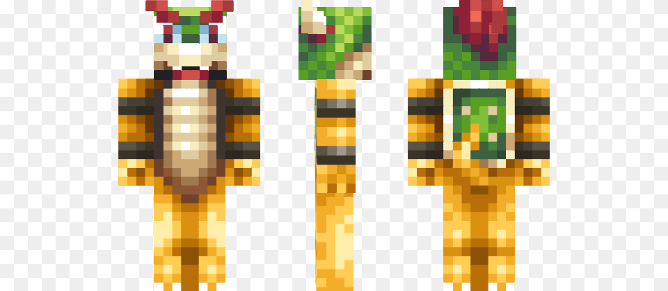 Bowser Super Smash Bros Minecraft Skin Bowser Minecraft Pe Skin, Person, Light Free Png