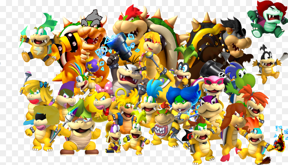 Bowser Transparent Background New Super Mario Bros Wii, Baby, Person, Game, Super Mario Free Png