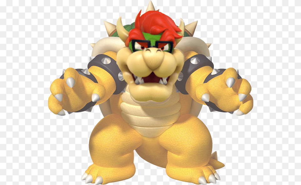 Bowser With Glasses 8 Super Mario Bros Thank You Cards, Toy Free Png