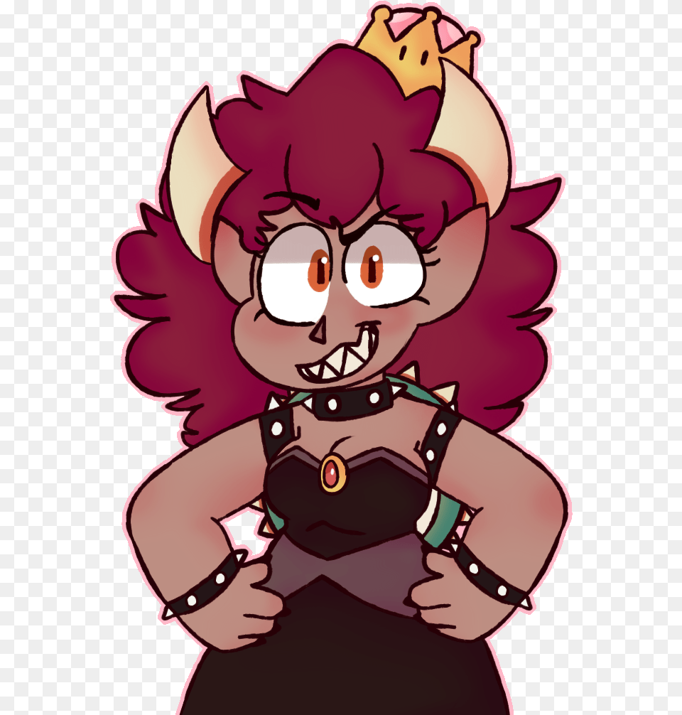 Bowsette By Gronami Fictional Character, Book, Comics, Publication, Baby Free Png Download
