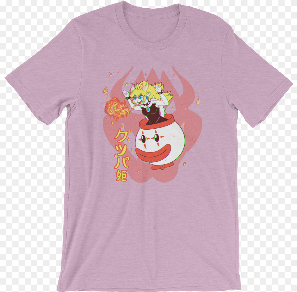 Bowsette The Koopa Queen Cassette Tape T Shirt, Clothing, T-shirt, Baby, Person Free Transparent Png