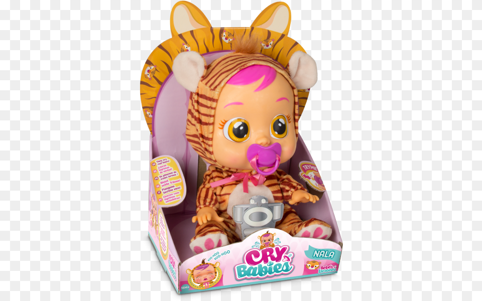 Box 01 En Nala Cry Babies, Doll, Toy, Face, Head Free Transparent Png