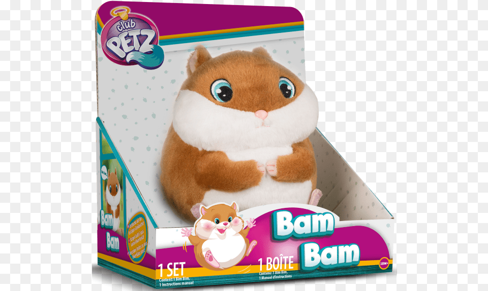 Box 01 Vus Club Petz Bam Bam Hamster, Toy, Animal, Mammal, Pet Png Image