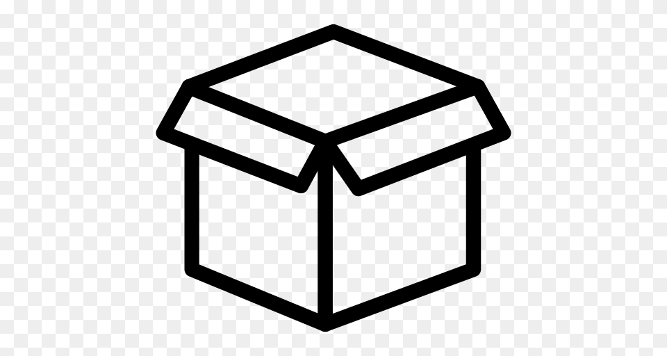 Box, Gray Free Png