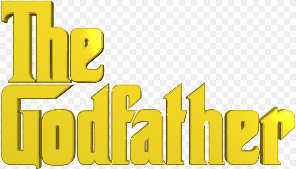 Box 3dsm The Godfather Logo Vertical, Text, Bulldozer, Machine Free Png Download