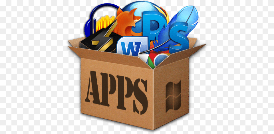 Box App Icon Flat Images Box Cloud Storage Icon Apps Icon, Cardboard, Carton, Mailbox, Package Png Image