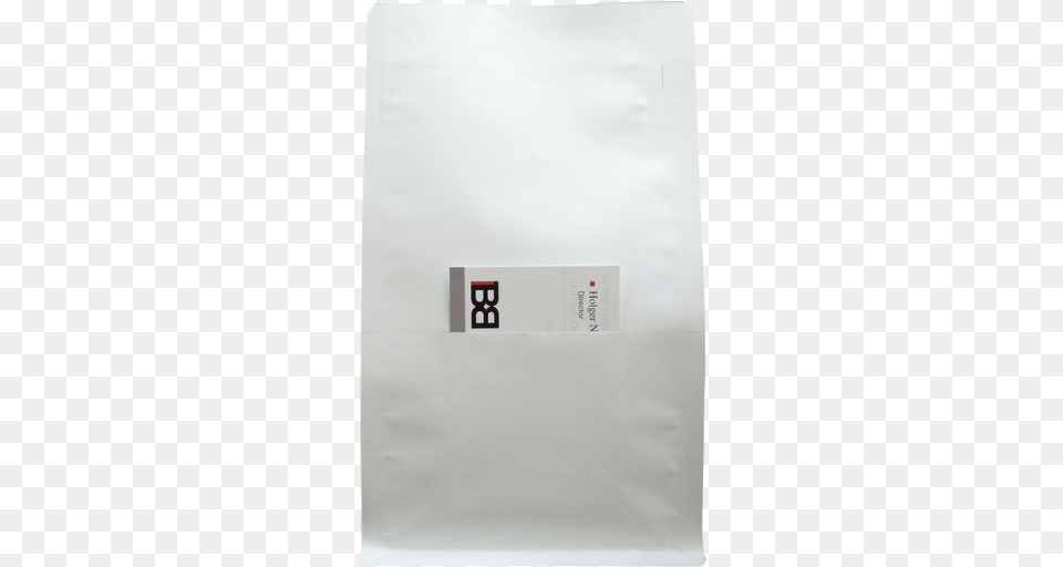 Box Bottom Bag With Zip Valve And Slit White Paper, Business Card, Text Free Png Download