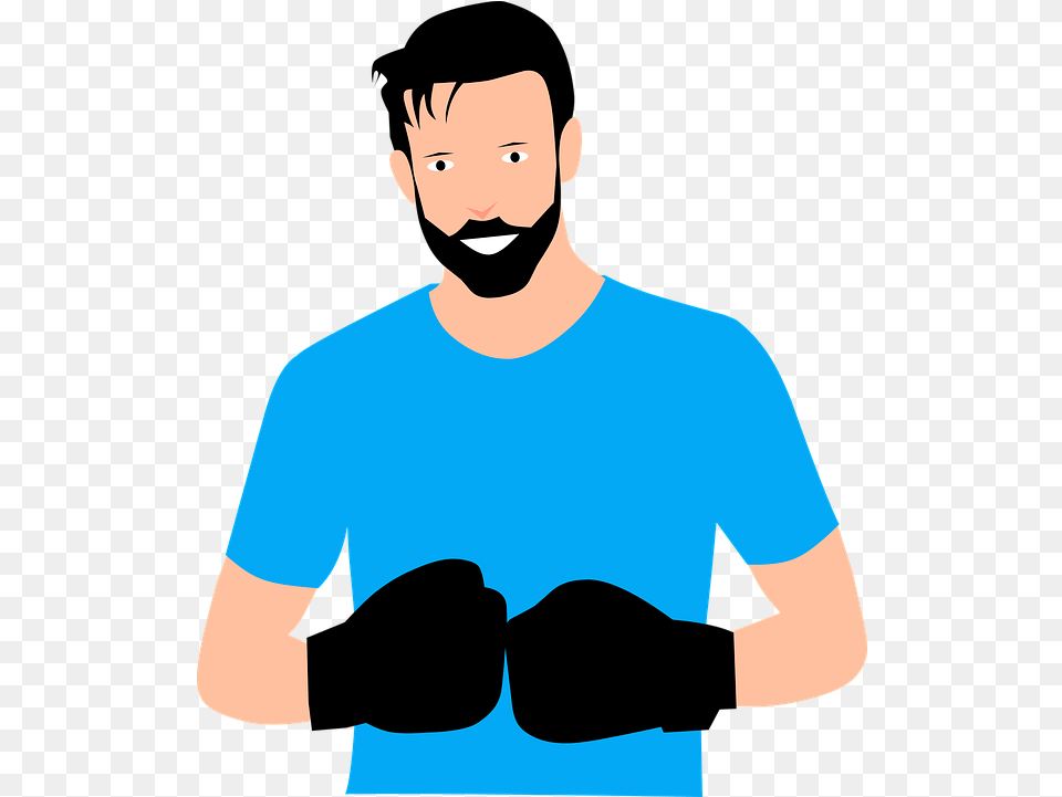 Box Boxer Boxing Vector Graphic On Pixabay Boxing, Clothing, T-shirt, Adult, Male Free Png