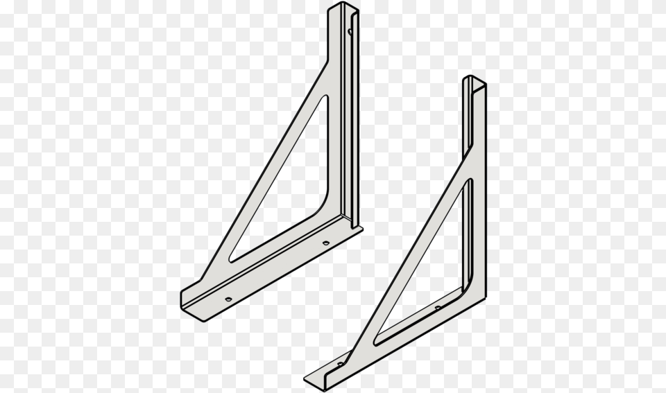 Box Brackets Frame Mount Steel Galvanized Pair Steel Free Transparent Png