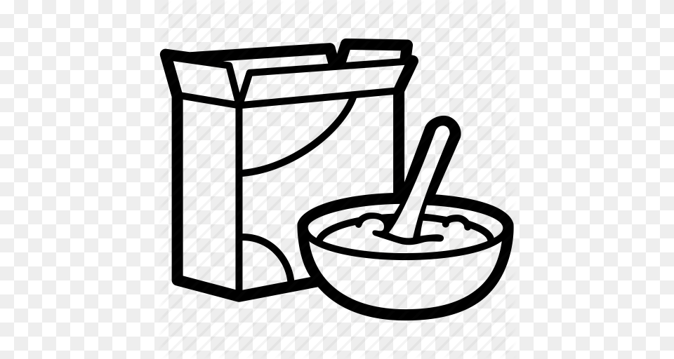 Box Breakfast Cereal Meal Nutritious Icon, Cup Free Png Download