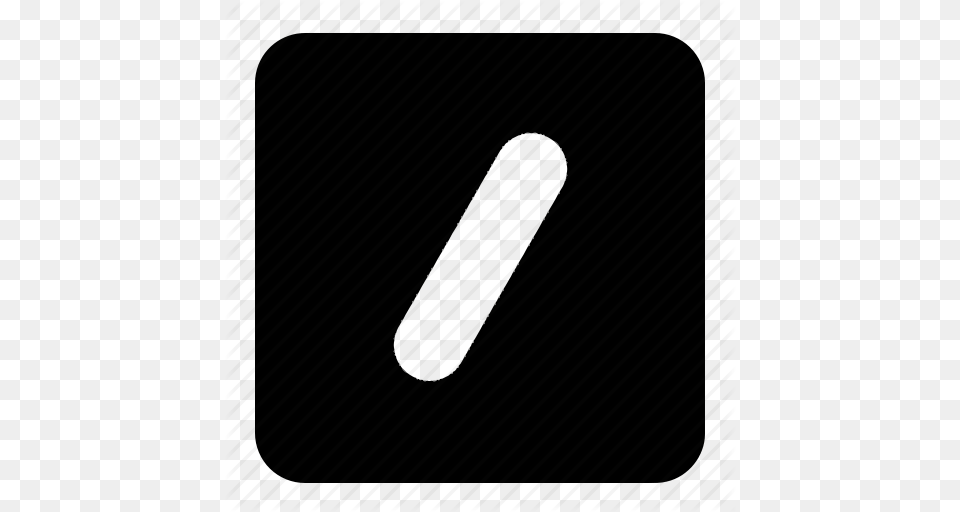 Box Calculator Filled Lines Slash Square Symbols Icon, Cutlery, Accessories, Formal Wear, Tie Free Png