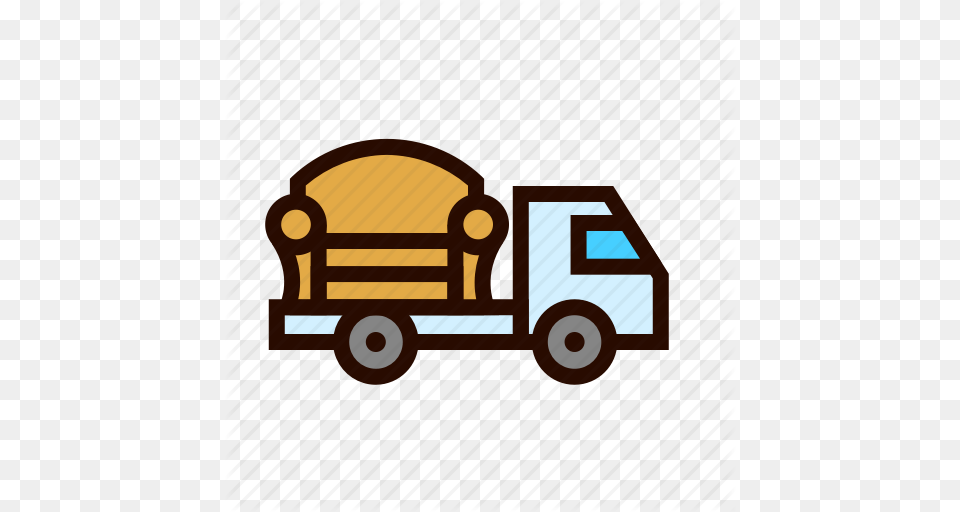 Box Car Furniture Move Sofa Truck Icon, Transportation, Vehicle Free Transparent Png
