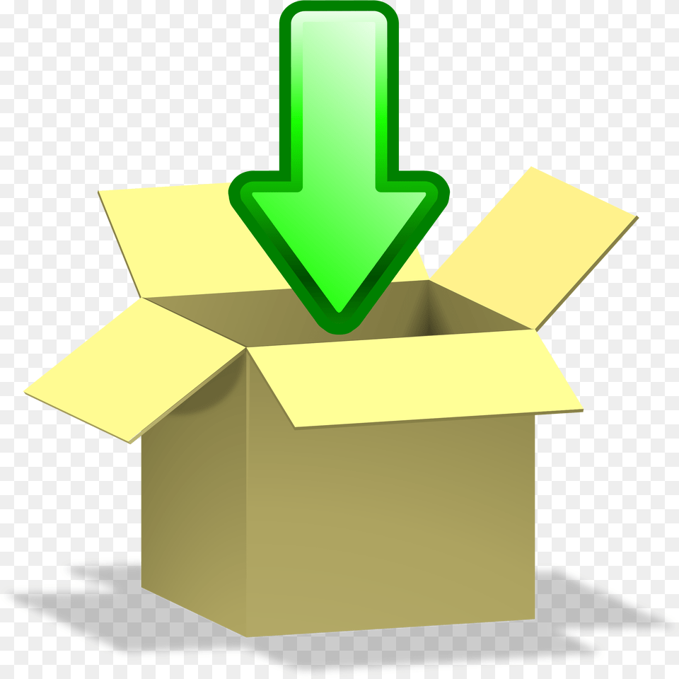 Box Clipart, Green, Cardboard, Carton Png Image