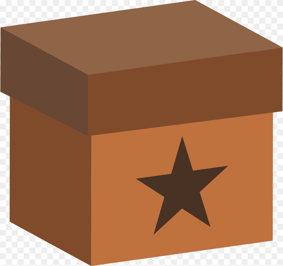 Box Clipart, Cardboard, Carton, Star Symbol, Symbol Free Png
