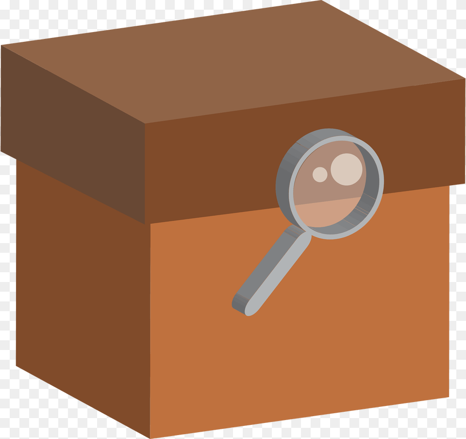 Box Clipart, Cardboard, Carton, Mailbox, Magnifying Free Png