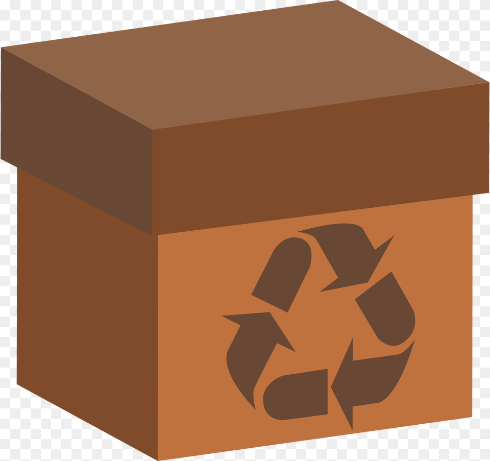 Box Clipart, Recycling Symbol, Symbol, Cardboard, Carton Png Image