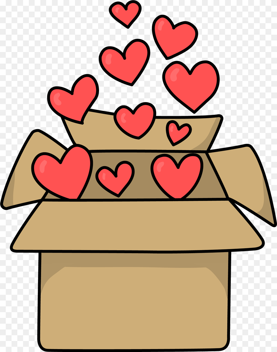 Box Clipart Box With Heart Clipart, Symbol, Dynamite, Weapon Free Png Download
