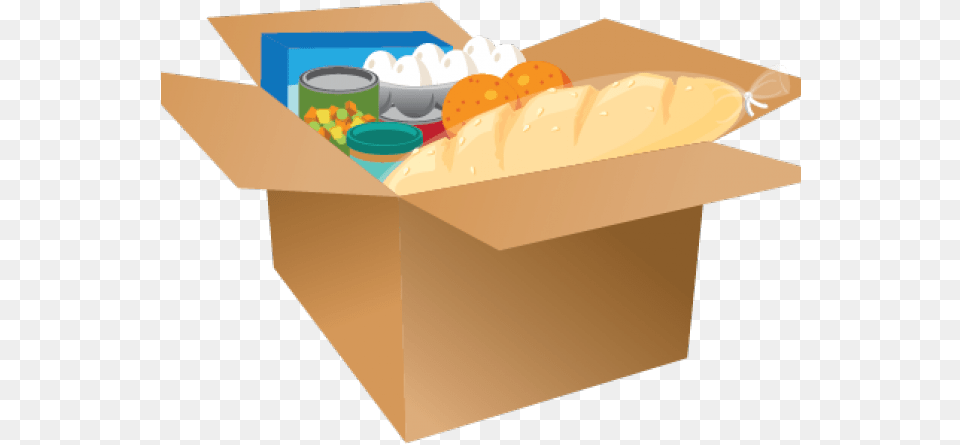 Box Clipart Canned Food Illustration, Cardboard, Carton, Tape Free Png Download