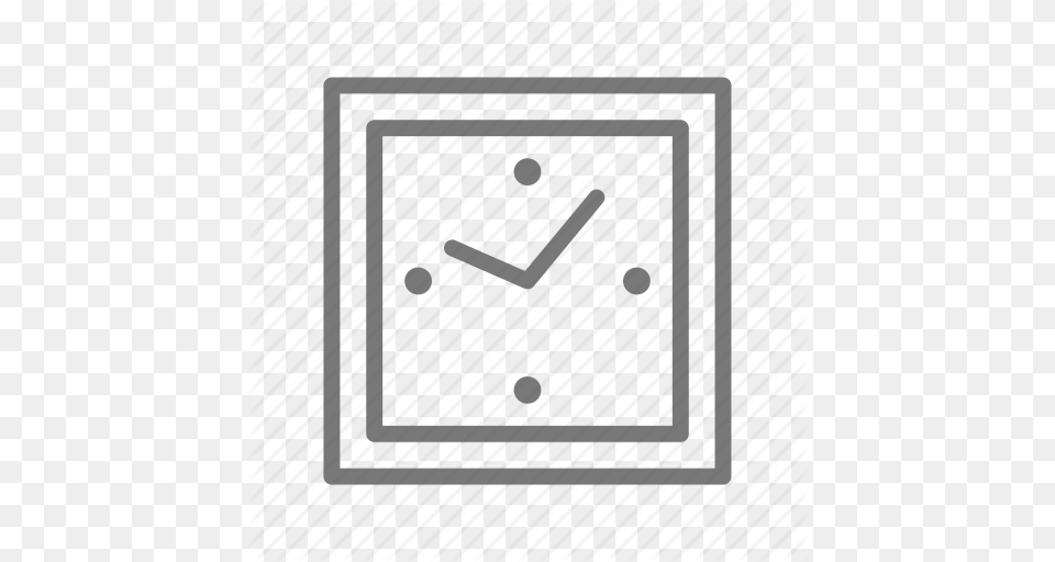Box Clock Hands Home Time Icon, Gate, Wall Clock, Analog Clock Png