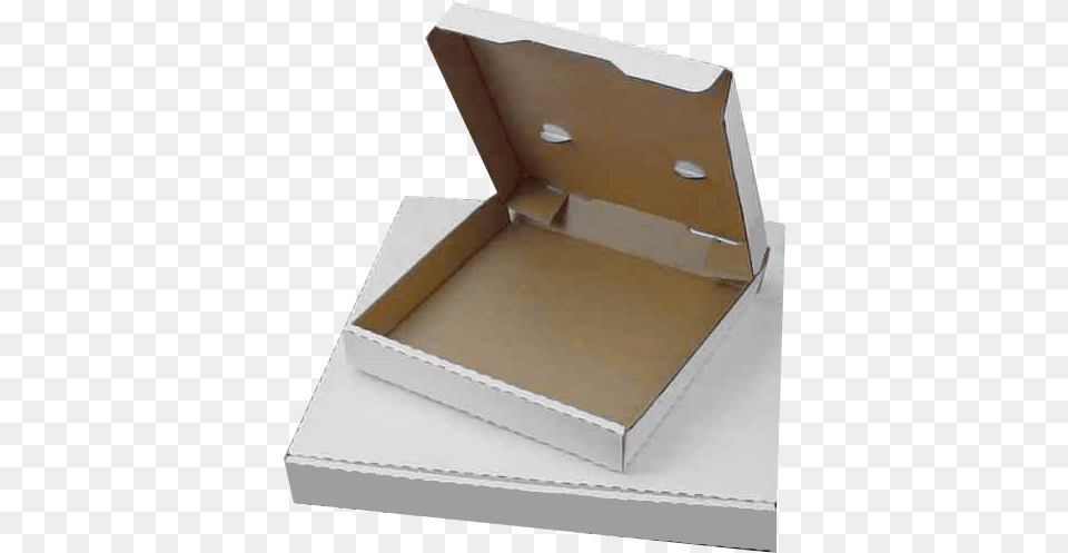 Box Corrugated Pizza Medium White Pizza Box Net, Cardboard, Carton Png Image