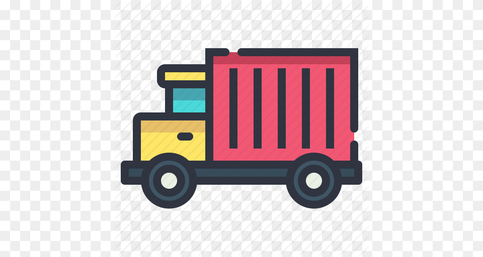 Box Delivery Truck Vehicle Icon, Moving Van, Transportation, Van Free Png