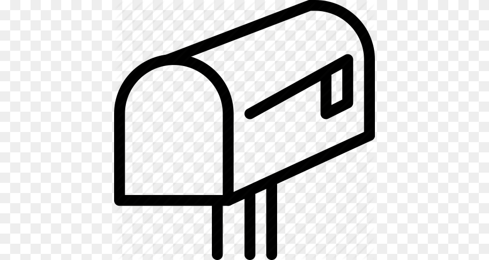Box Email Letter Box Line Icon Mail Mail Box Storage Icon, Mailbox Free Png Download