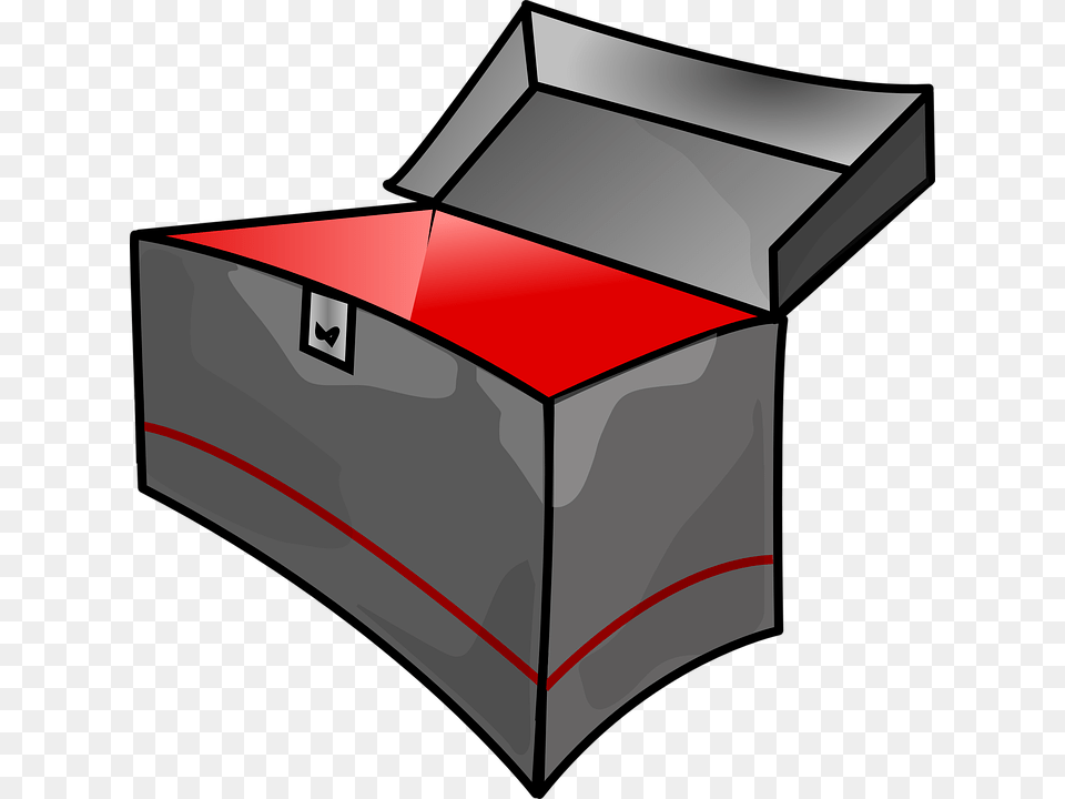 Box Empty Toolbox Metal Treasure Box Empty Toolbox Clipart, Cardboard, Carton, Cross, Symbol Free Transparent Png