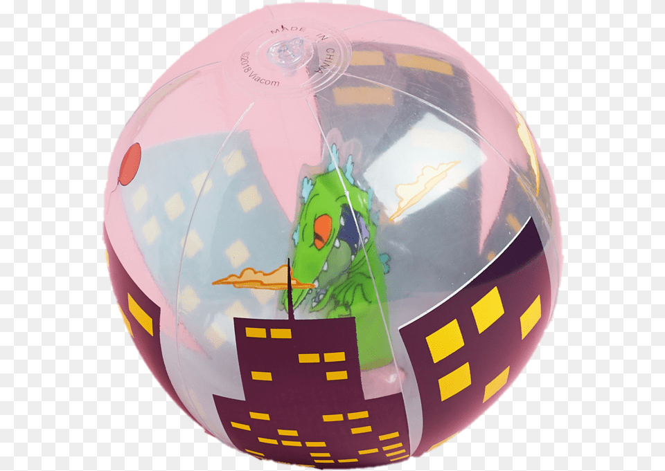 Box Exclusive Rugrats Reptar Beach Ball Sphere, Tape, Astronomy, Outer Space Free Transparent Png