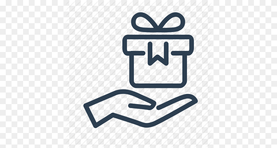 Box Gift Giveaway Hand Package Present Surprise Icon, Bag, Gate, American Football, Football Png Image