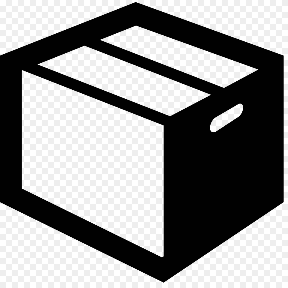 Box Icon, Gray Free Png Download