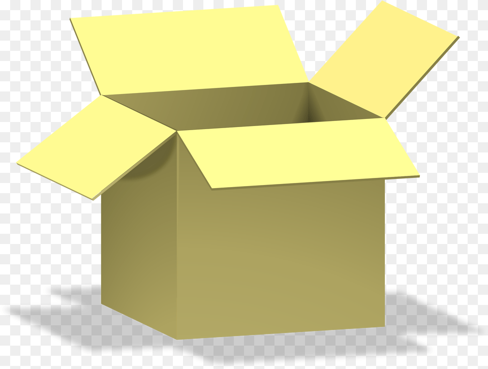 Box Icon Box Clipart Yellow, Cardboard, Carton, Mailbox, Package Free Png