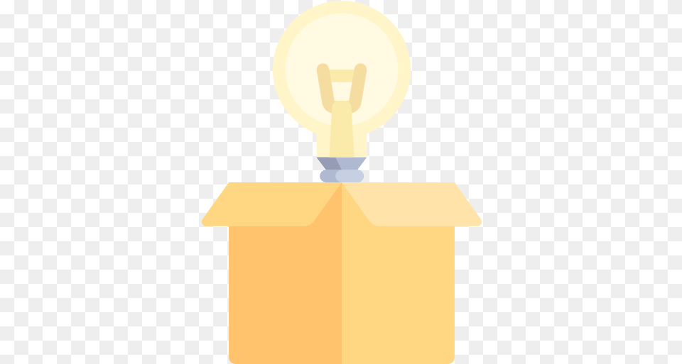 Box Illumination Seo And Web Light Bulb Idea Icon Illustration, Lighting Free Png Download