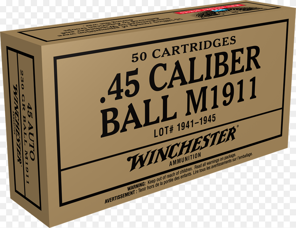Box Image Winchester, Cardboard, Carton, Crate, Text Free Png Download