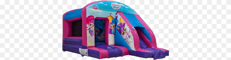 Box Jump And Slide Shimer And Shine Aq2028ss Shimmer And Shine Tent, Inflatable Free Png