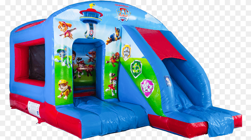 Box Jump N Slide Combi Paw Patrol Inflatable, Indoors, Crib, Furniture, Infant Bed Free Transparent Png