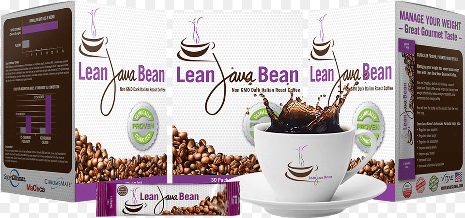 Box Lean Java Bean Chef Masterpiece Vitae Lean Java Bean Dark Italian, Advertisement, Cup, Poster Png