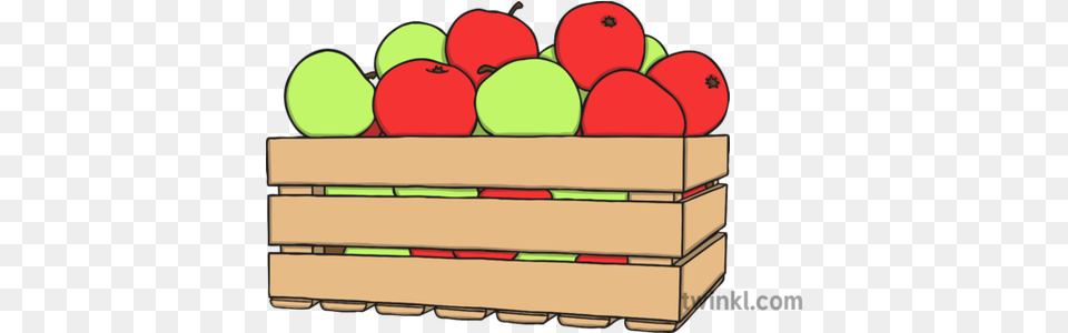 Box Of Apples Illustration Twinkl Mcintosh, Apple, Food, Fruit, Plant Free Transparent Png