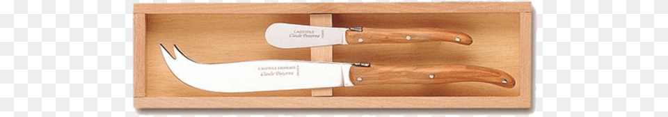 Box Of Cheese Butter Knives Plywood, Cutlery, Fork, Drawer, Furniture Png Image