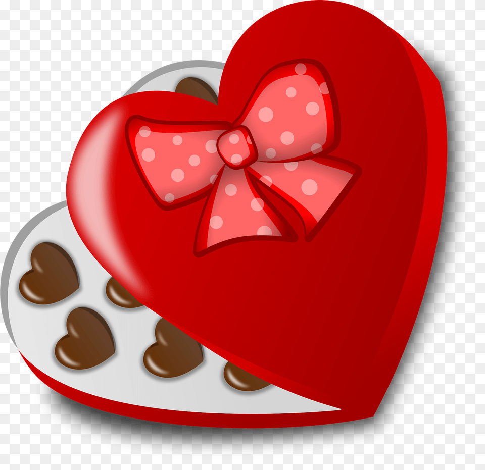 Box Of Chocolates Clipart, Heart, Cream, Dessert, Food Free Png Download