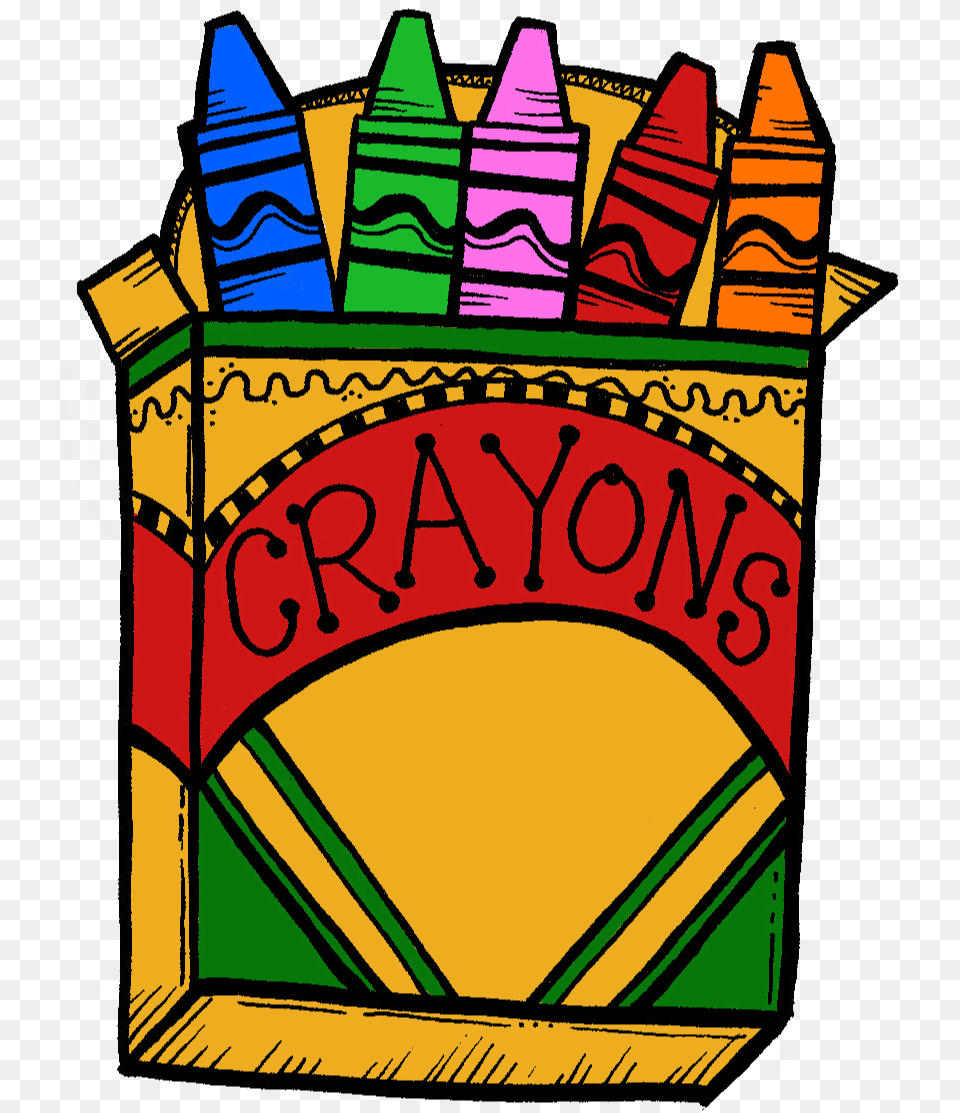 Box Of Crayons Clipart, Crayon Free Png Download