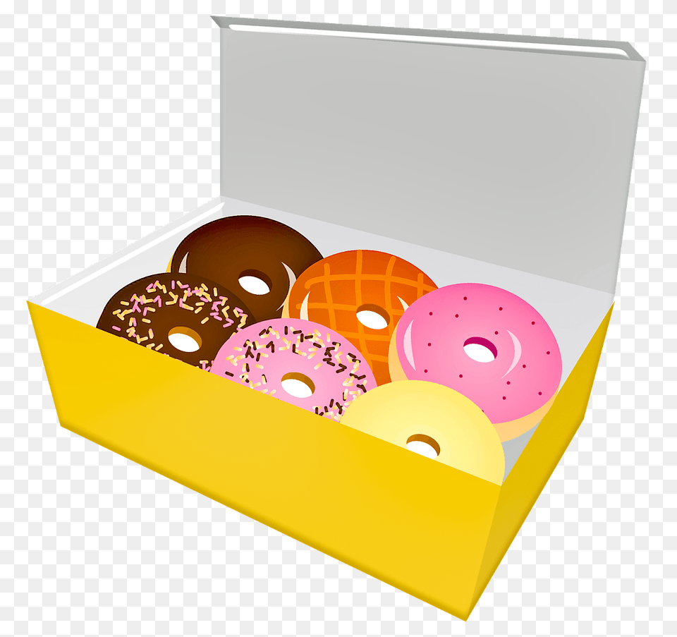 Box Of Donuts Clipart, Food, Sweets, Bread, Donut Png